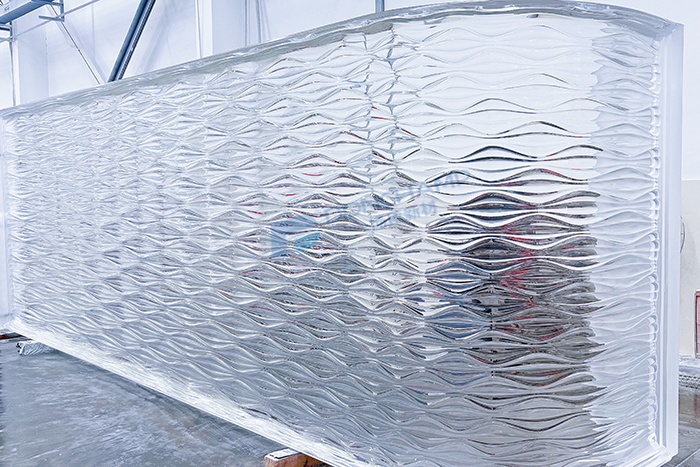 深圳湾万象城wave广场水幕墙